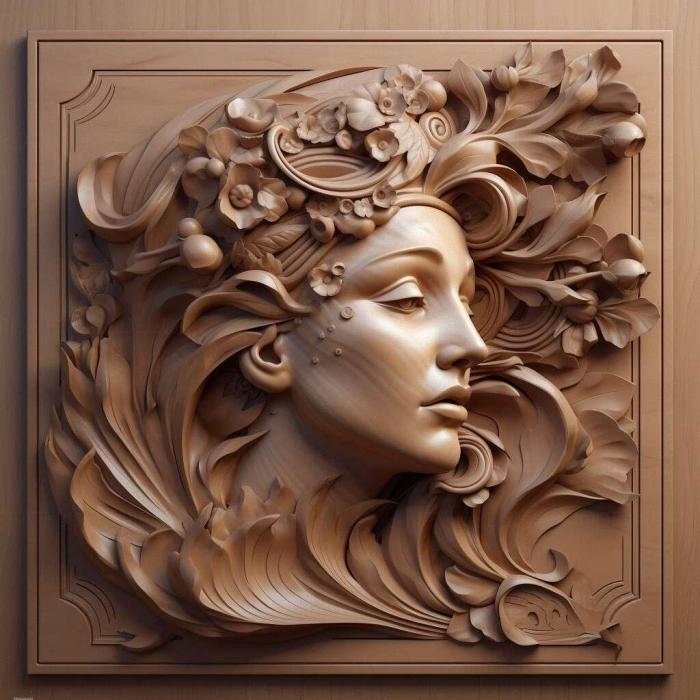 نموذج ثلاثي الأبعاد لآلة CNC 3D Art 